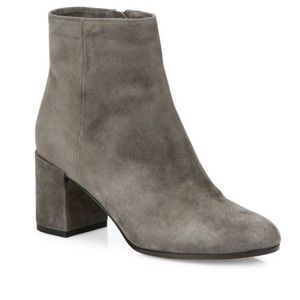 Vince suede booties, grey, size 9